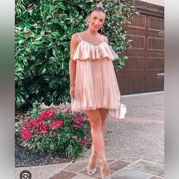 By Egreis | Dresses | By Egreis Light Pink Baby Doll Dress | Poshmark